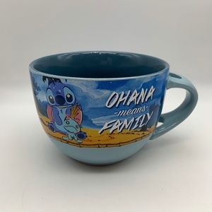 Disney Lilo and Stitch Ohana Means Family 24oz Ceramic Mug